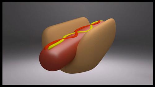 Cartoon Hot Dog  preview image